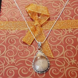 Silver plated necklace